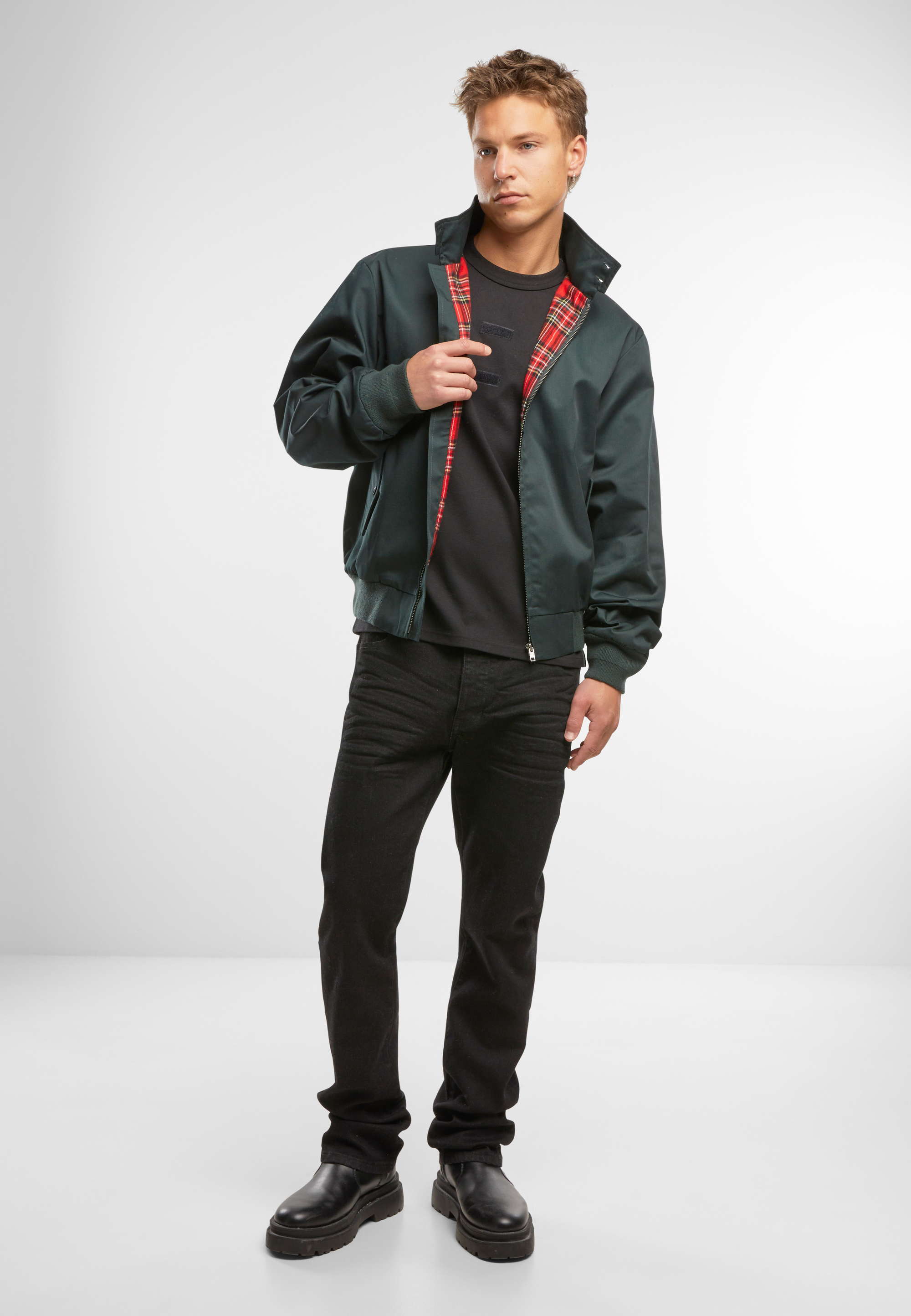 Lord Canterbury - Veste Harrington (marine / noir / bordeaux)