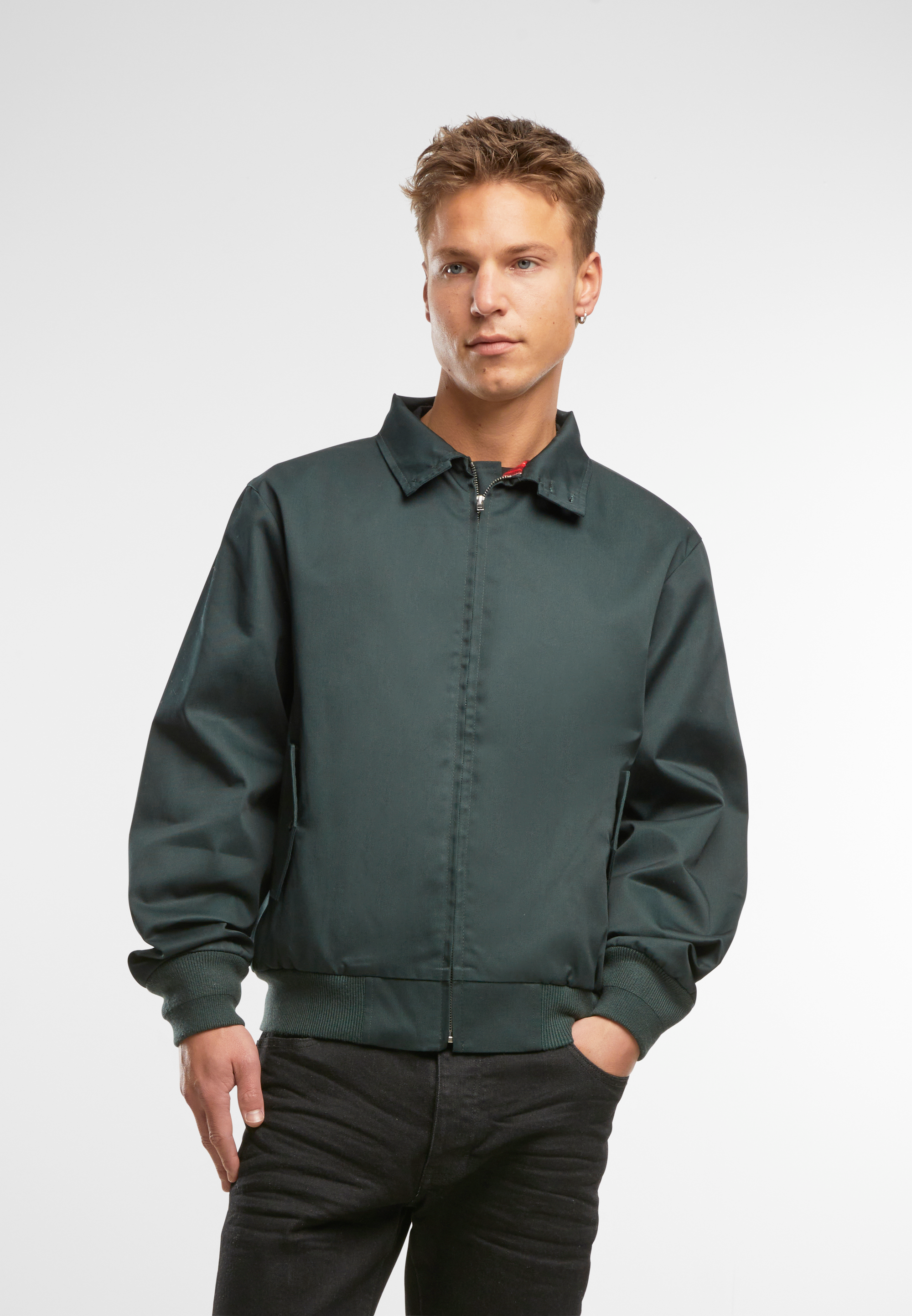 Lord Canterbury - Veste Harrington (marine / noir / bordeaux)