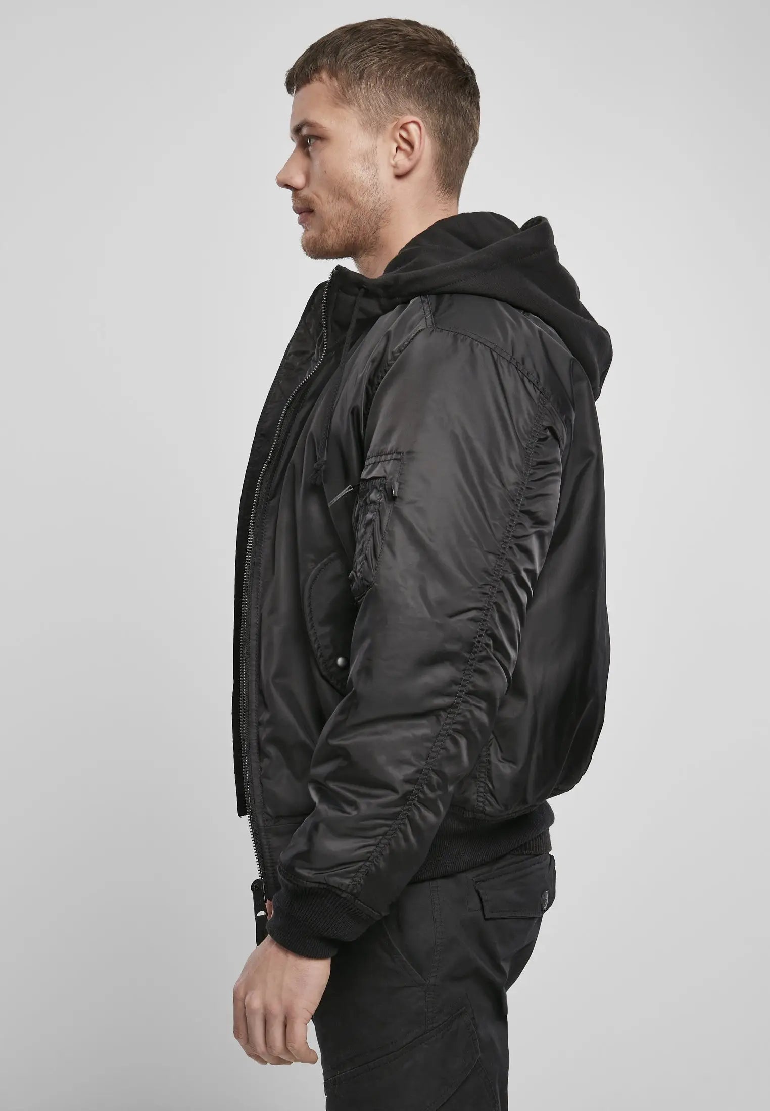 Hooded Ma1 Bomber Jacket Heavy - Brandit